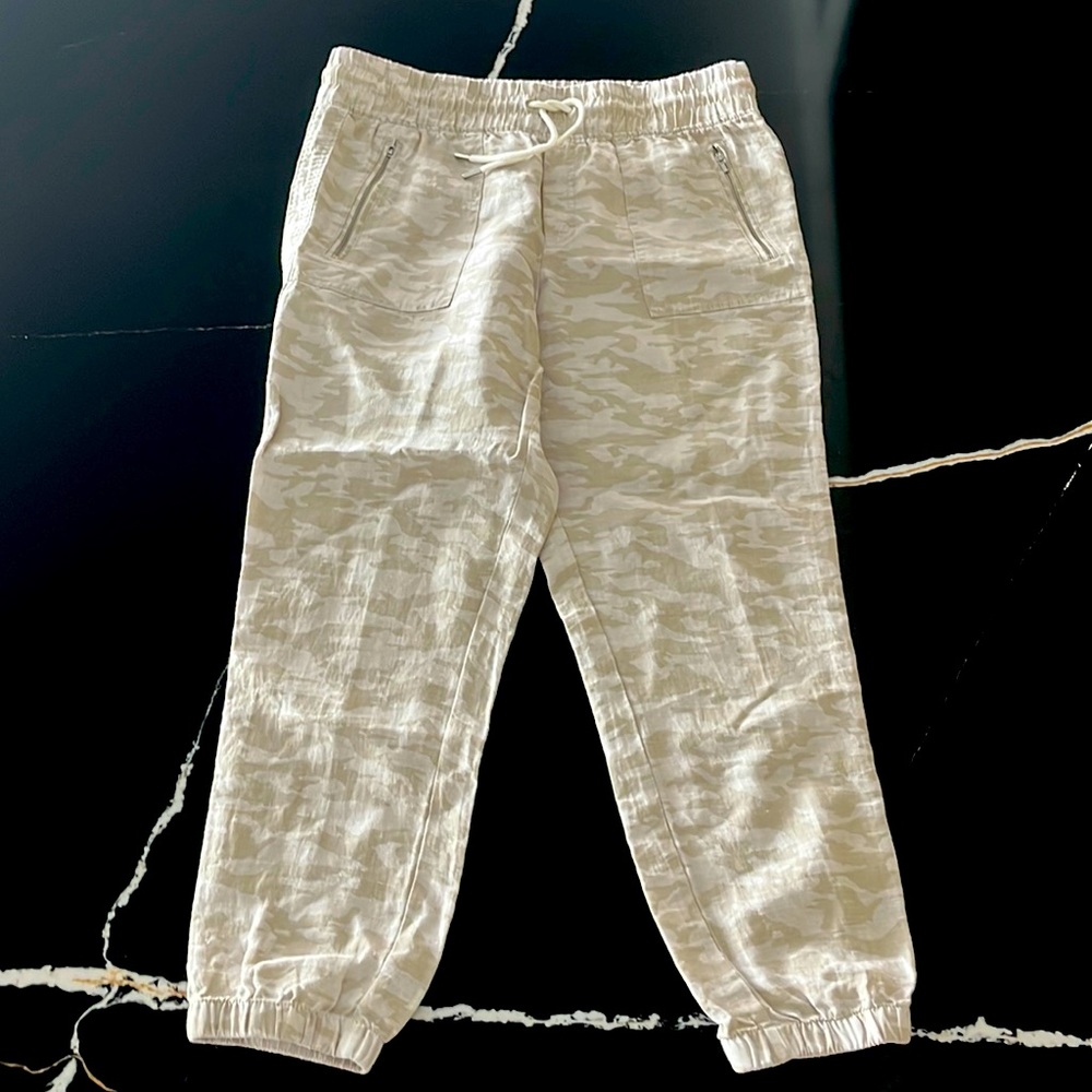 Athleta Cabo Linen Joggers